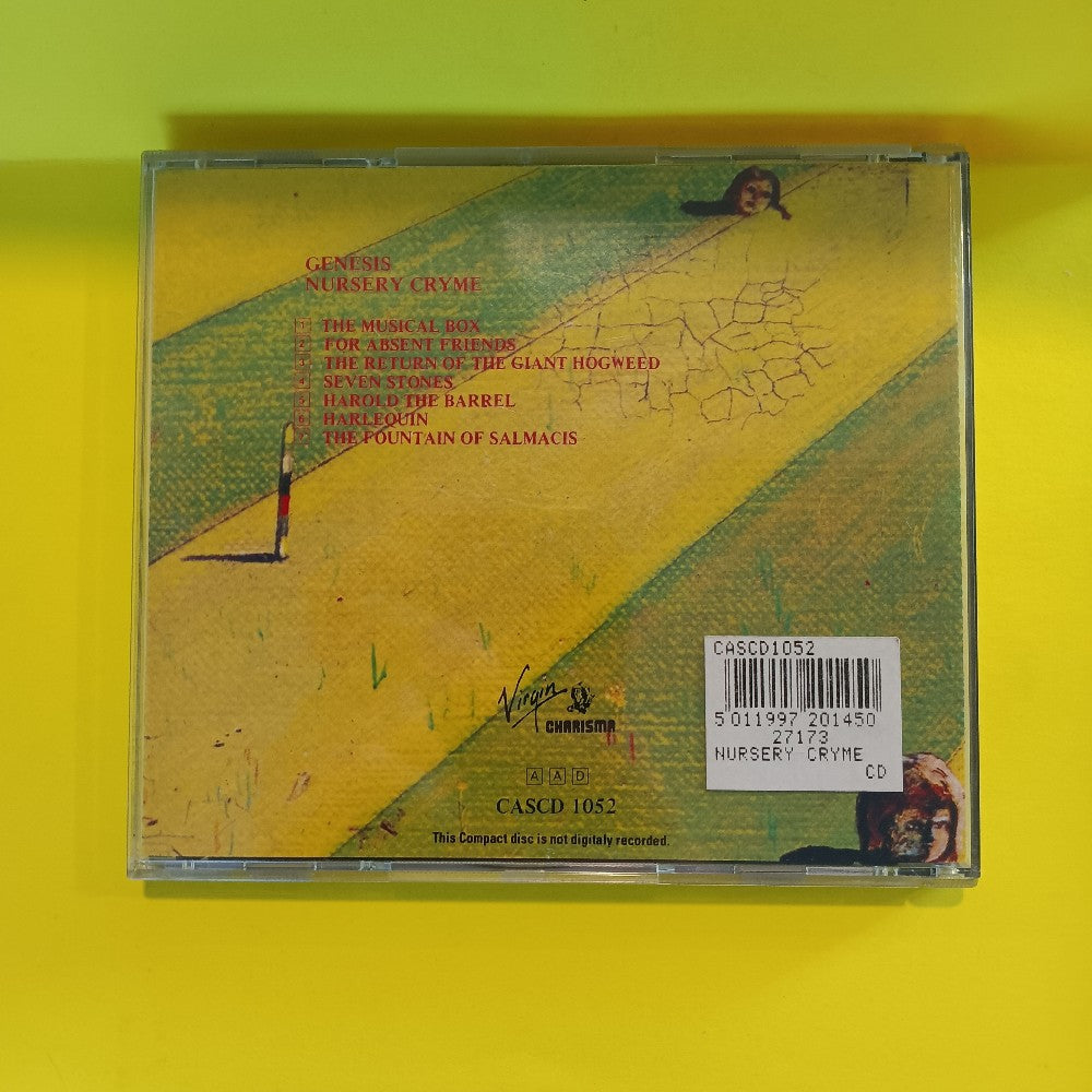Genesis - Nursery Cryme - CASD 1052 - Used - VG++ - CDs