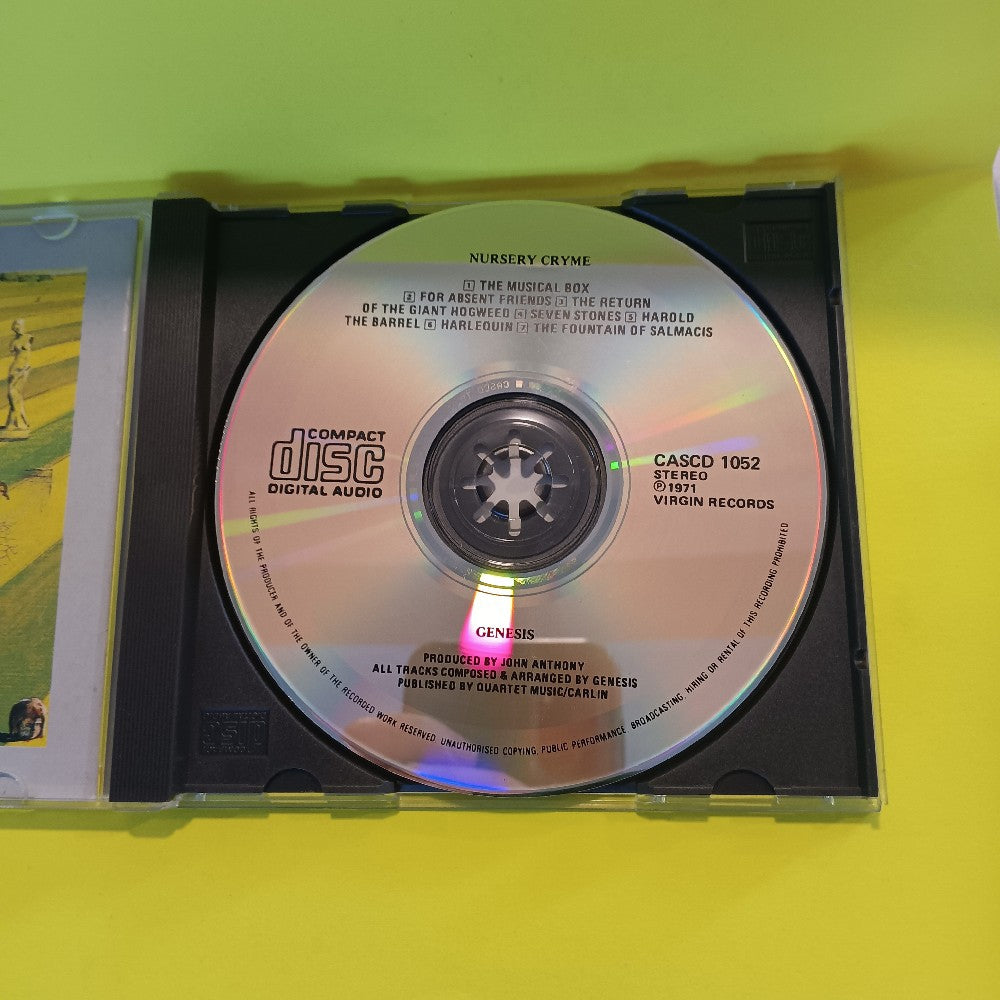 Genesis - Nursery Cryme - CASD 1052 - Used - VG++ - CDs