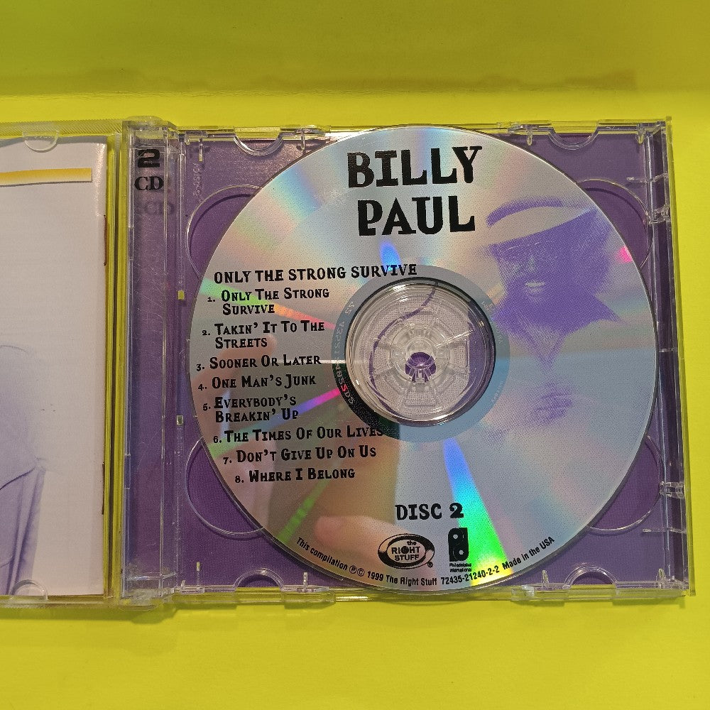 Billy Paul - Let Em In / Only The Strong Survive 2CD - 1999 - 72435-21240-2-2 - Used - VG++ - CDs