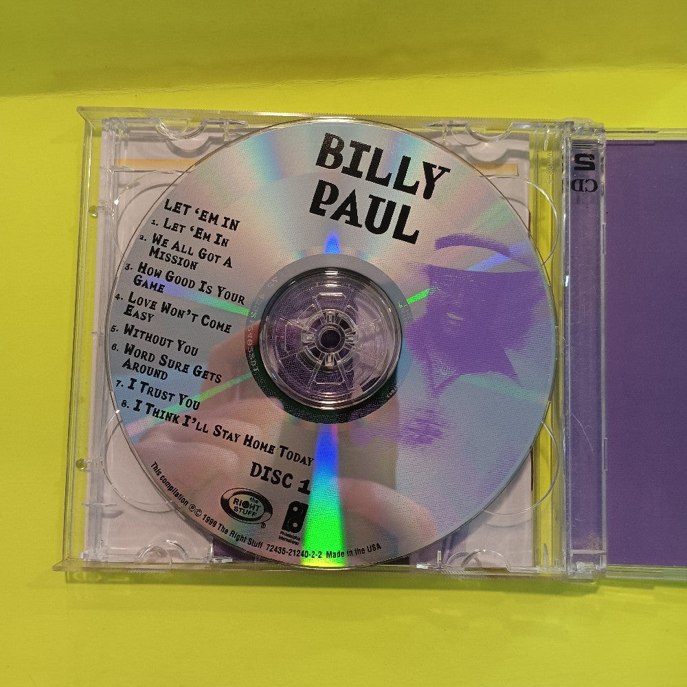 Billy Paul - Let Em In / Only The Strong Survive 2CD - 1999 - 72435-21240-2-2 - Used - VG++ - CDs