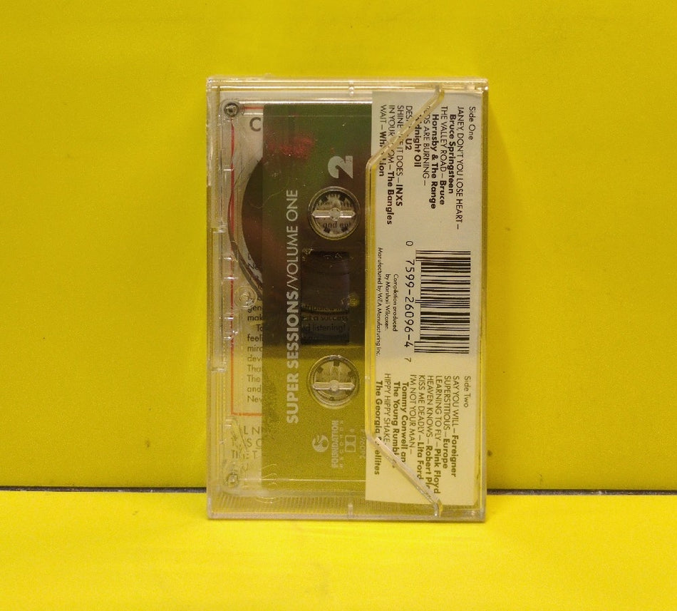 Various - Super Sessions (Volume One): Top Artists Unite to Fight Leukemia, Cancer & Aids - 1988 - 26096-4 - New - Sealed - Cassettes