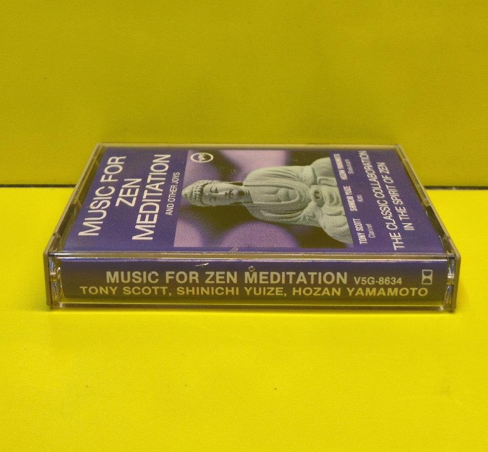 Tony Scott, Shinichi Yuize, Hozan Yamamoto - Music For Zen Meditation And Other Joys - 1983 - V5G-8634 - Used - EX - Cassettes - Reissue - Verve Logo On Tape Shell