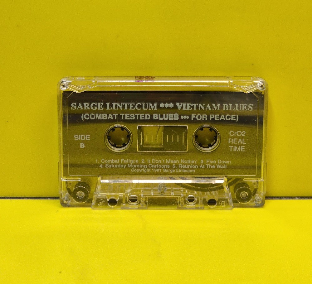 Sarge Lintecum - Vietnam Blues - Combat Tested Blues...For Peace - 1991 - Used - EX - Cassettes