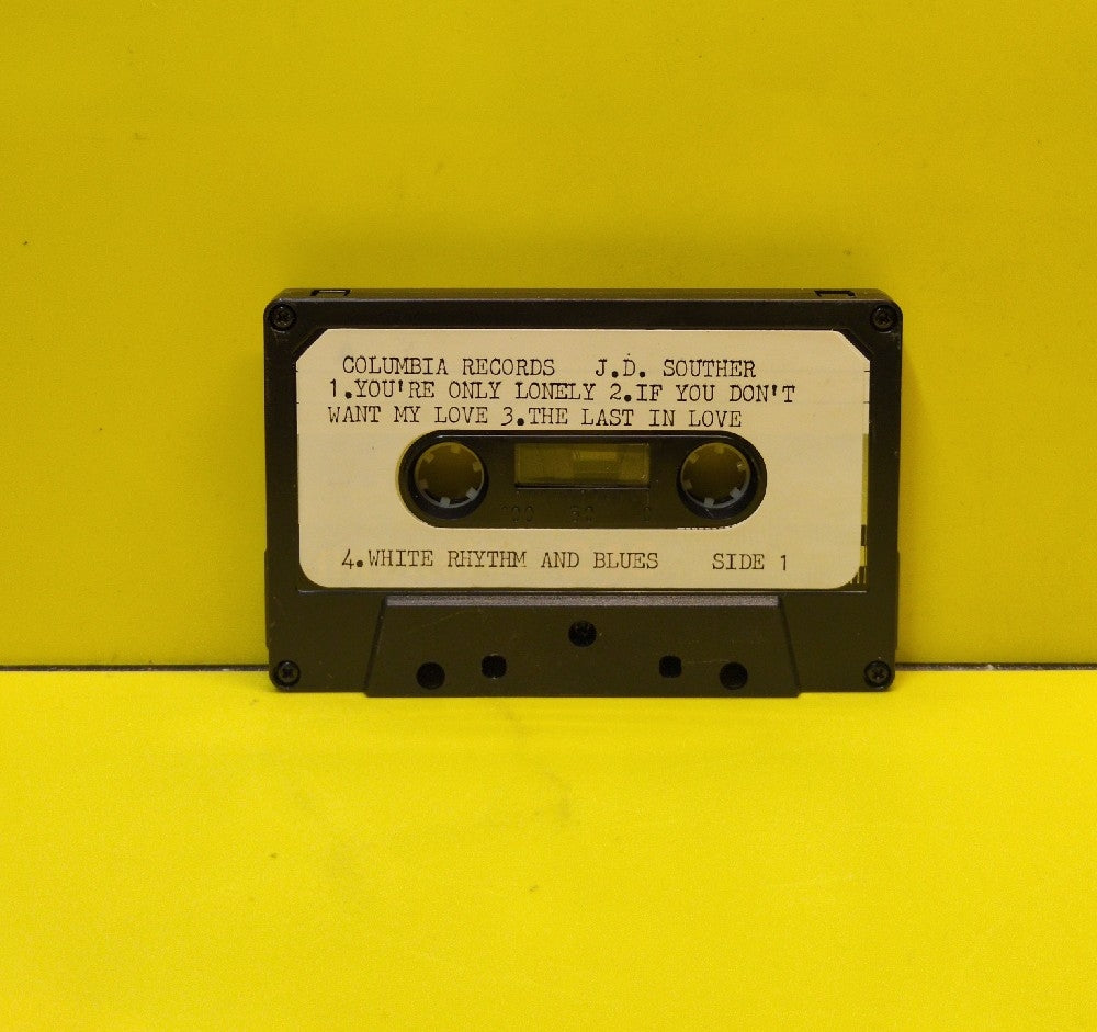 J.D. Souther - You're Only Lonely (Demo) - 1979 - JC 36093 - Used - EX - Cassettes - Black Tape Shell With White Labels