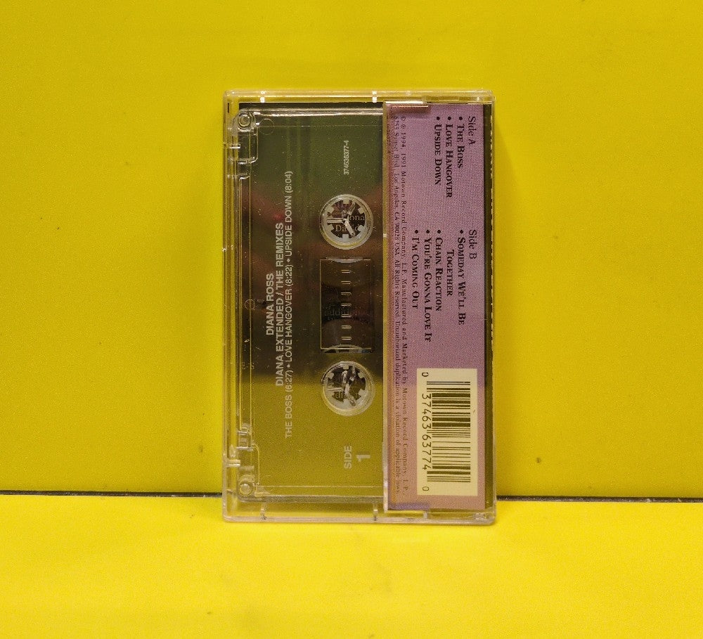 Diana Ross - Diana Extended / The Remixes - 1994 - 374636377-4 - Used - EX - Cassettes