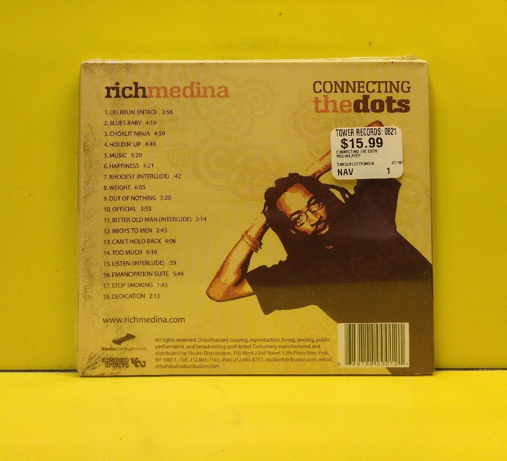 Rich Medina - Connecting The Dots - 2005 - 02 KDS 1 - New - Sealed - CDs