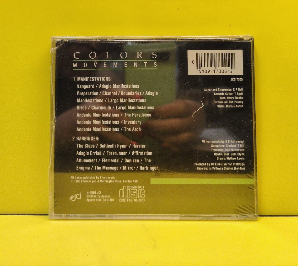 G P Hall - Movements - 1986 - JCD-7305 - New - Sealed - CDs