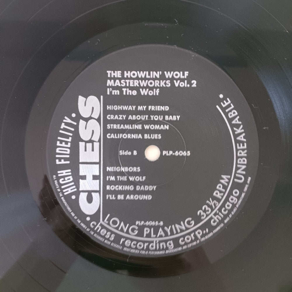 Howlin Wolf - I'm The Wolf More Real Folk Blues JAPAN - 1985 - PLP 6065 - Used - EX - Vinyl
