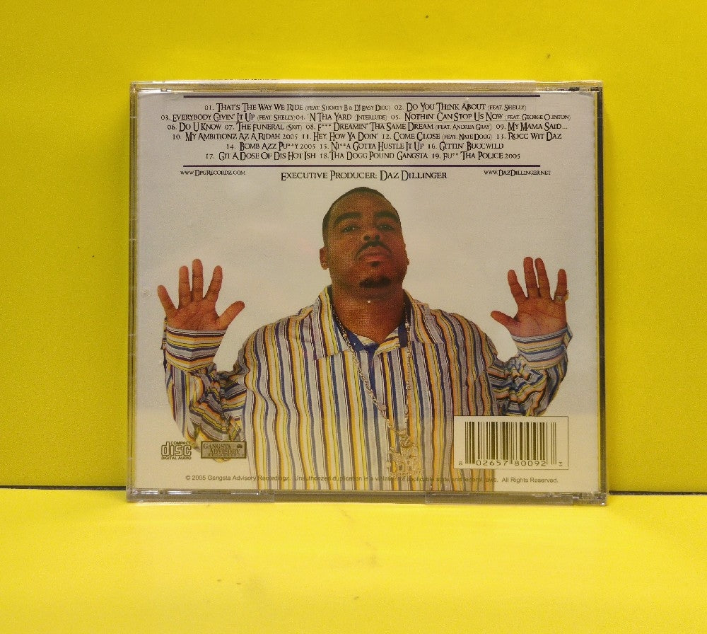 Daz Dillinger - Tha Dogg Pound Gangsta LP - 2005 - GA0092 - New - Sealed - CDs