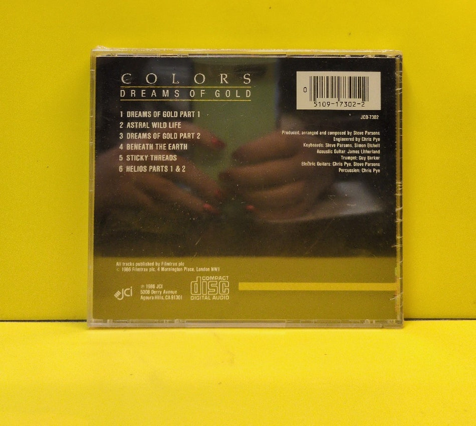 Steve Parsons - Dreams Of Gold - 1986 - JCD-7302 - New - Sealed - CDs