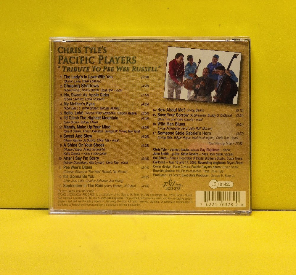Chris Tyle's Pacific Players - Tribute To Pee Wee Russell - 2007 - JCD-378 - Used - EX - CDs