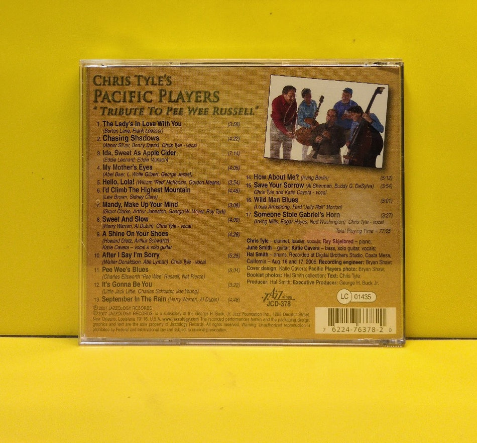 Chris Tyle's Pacific Players - Tribute To Pee Wee Russell - 2007 - JCD-378 - Used - EX - CDs