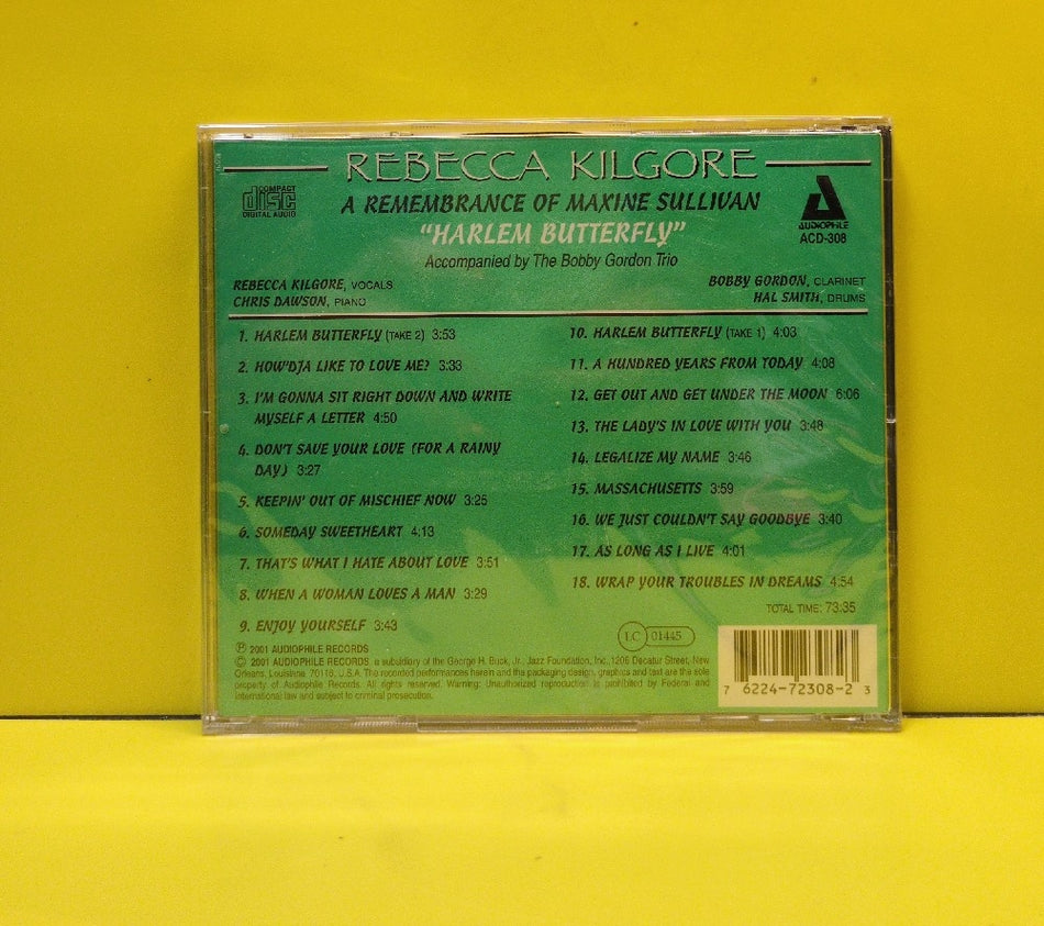 Rebecca Kilgore - Harlem Butterfly (A Remembrance Of Maxine Sullivan) - 2000 - ACD-308 - New - Sealed - CDs
