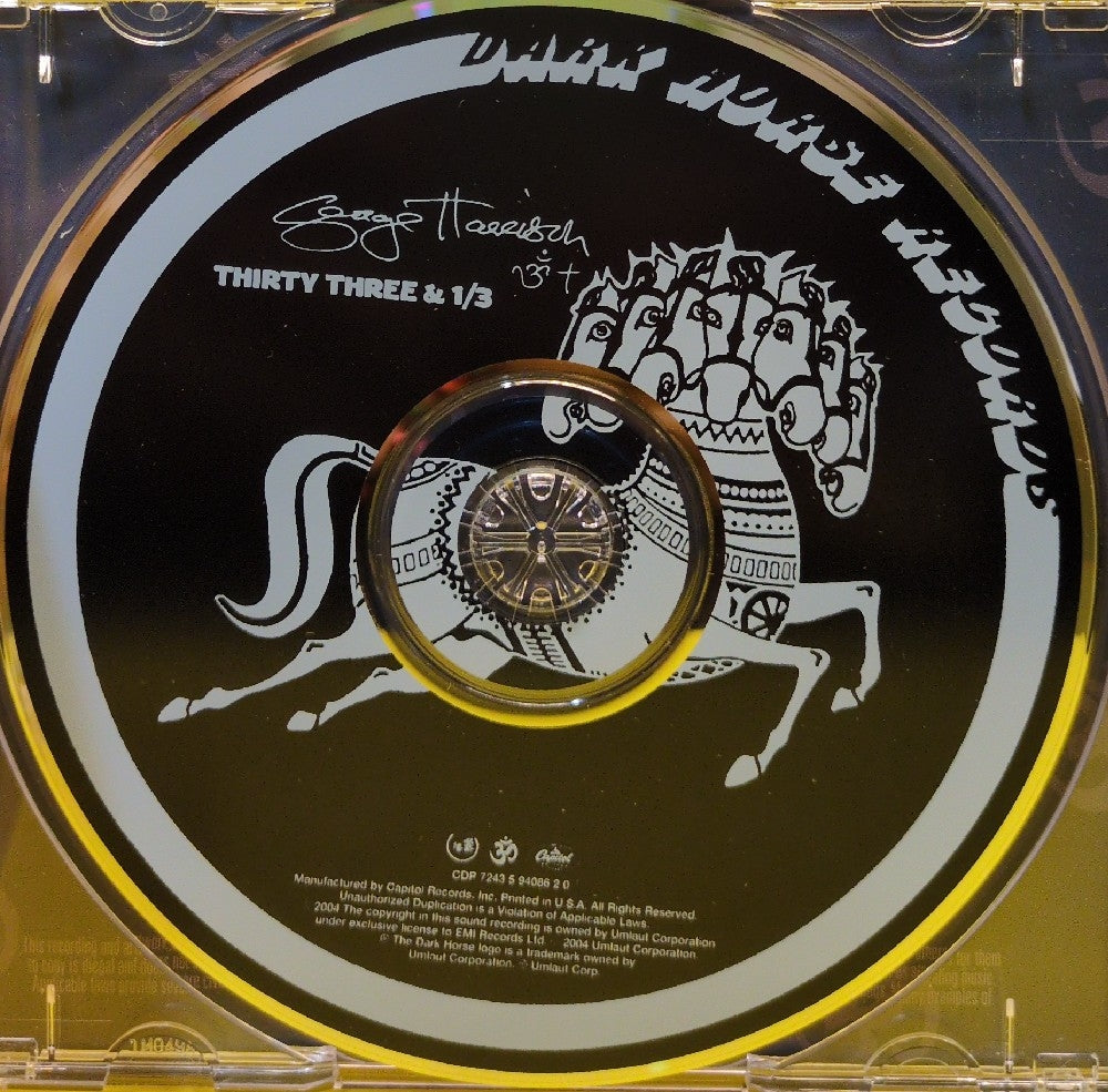 George Harrison - Thirty Three & 1/3 - 2004 - CDP 7243 5 94086 2 0 - Used - EX - CDs - Remastered - Reissue