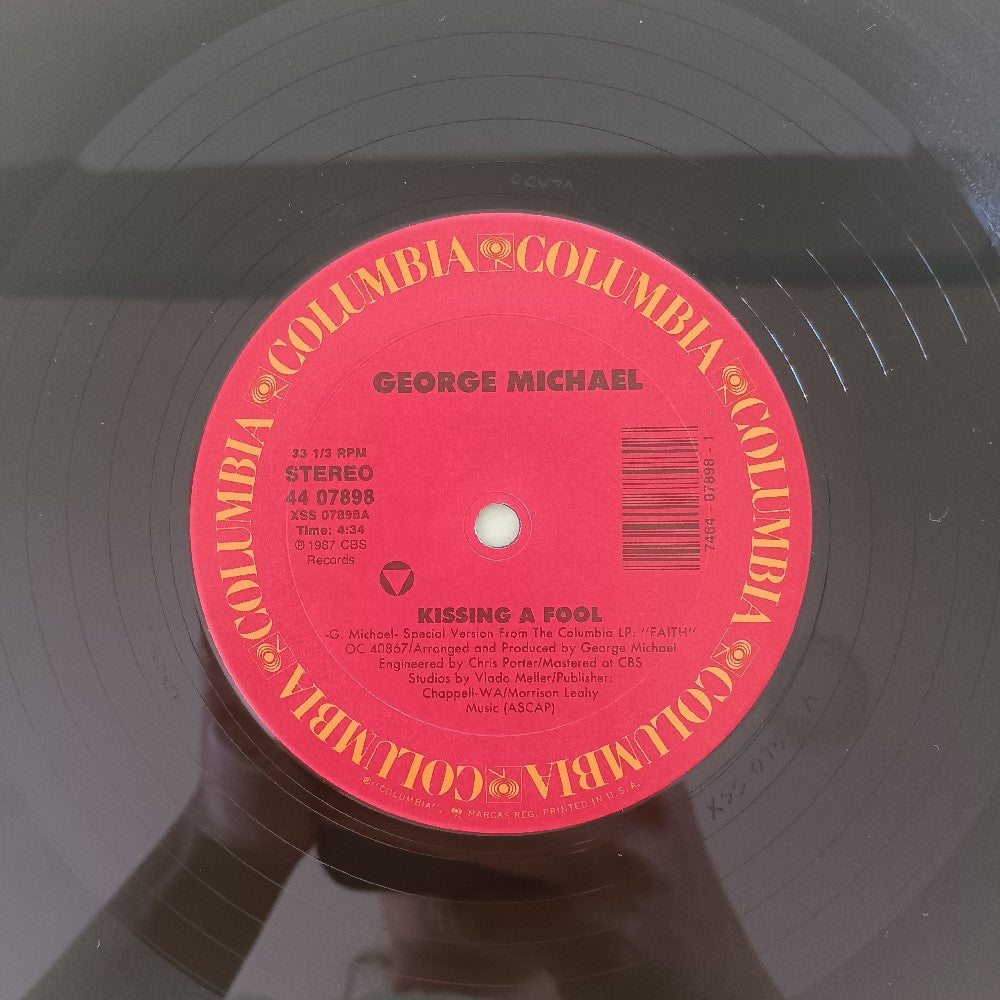 George Michael - Kissing A Fool 12" PROMO - 1988 - 44 07898 - Used - VG++ - Vinyl