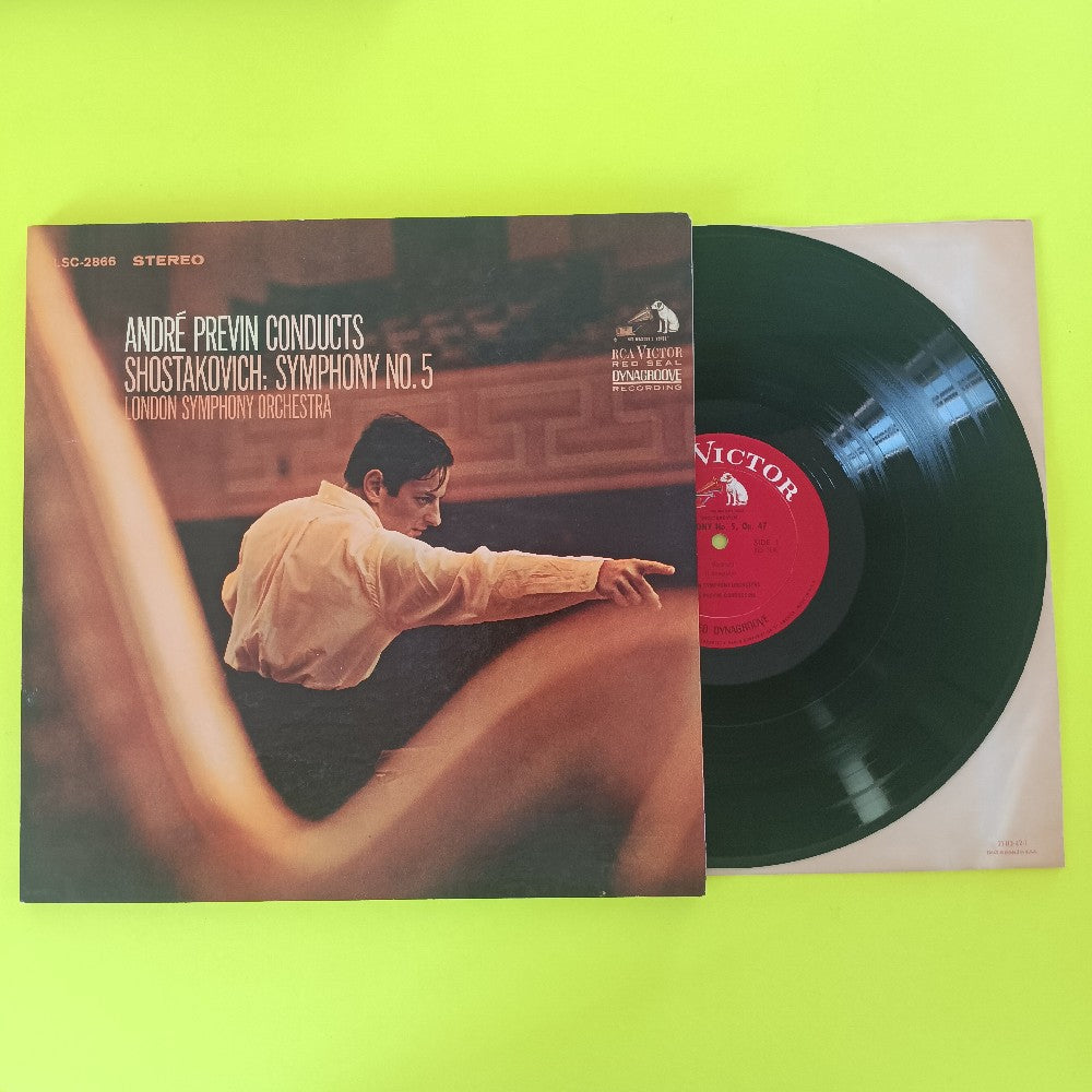 Andre Previn - Conducts Shostakovich: Symphony No. 5 - 1966 - LSC 2866 - Used - VG++ - Vinyl