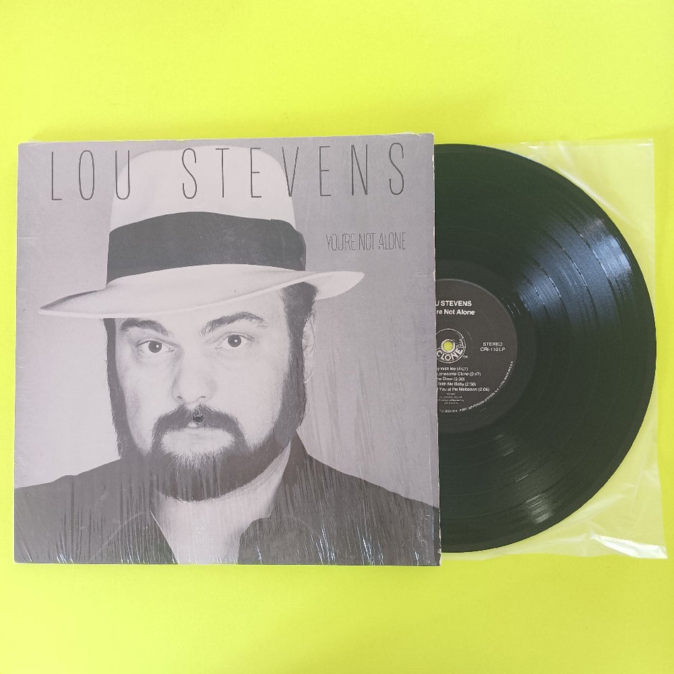 Lou Stevens - You're Not Alone SHRINK - 1984 - CRI-110LP - Used - VG++ - Vinyl