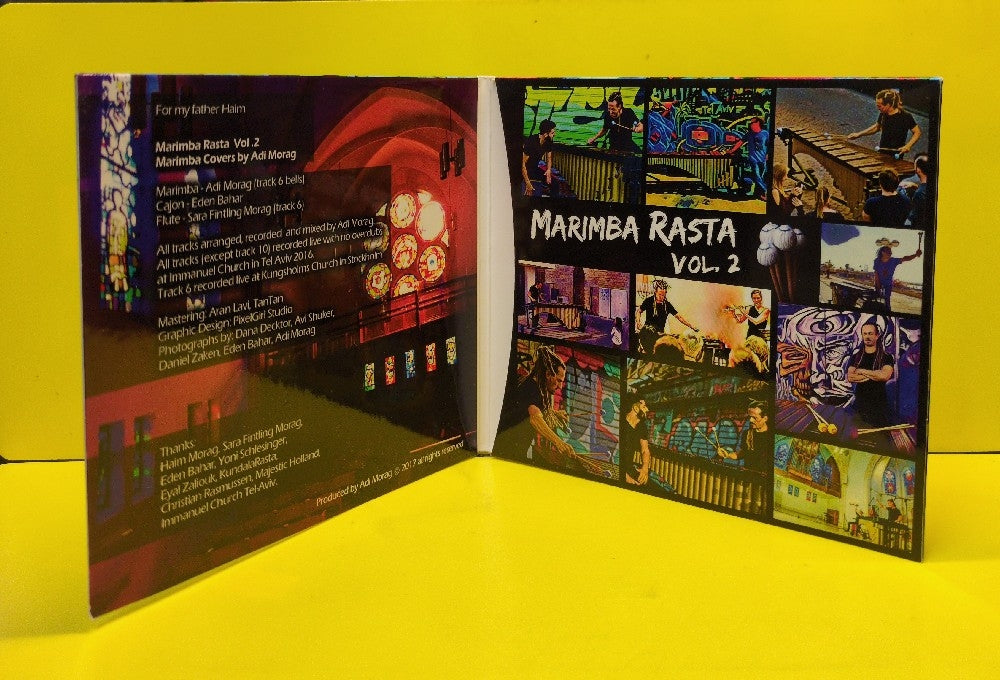 Adi Morag - Marimba Rasta - Covers For Marimba By Adi Morag (Vol. 2) - 2017 - Used - EX - CDs