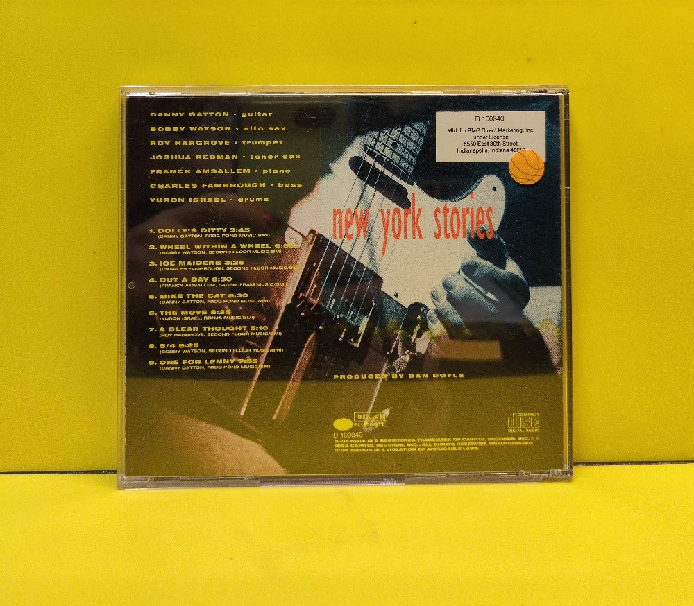 Various - New York Stories - 1992 - D 100340 - Used - EX - CDs - BMG Club Edition
