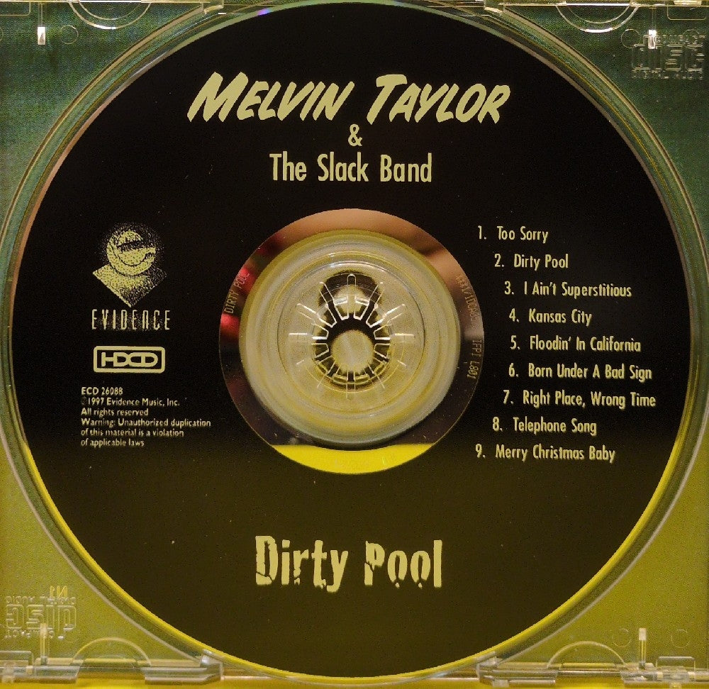 Melvin Taylor & The Slack Band - Dirty Pool - 1997 - ECD 26088-2 - Used - EX - CDs - HDCD