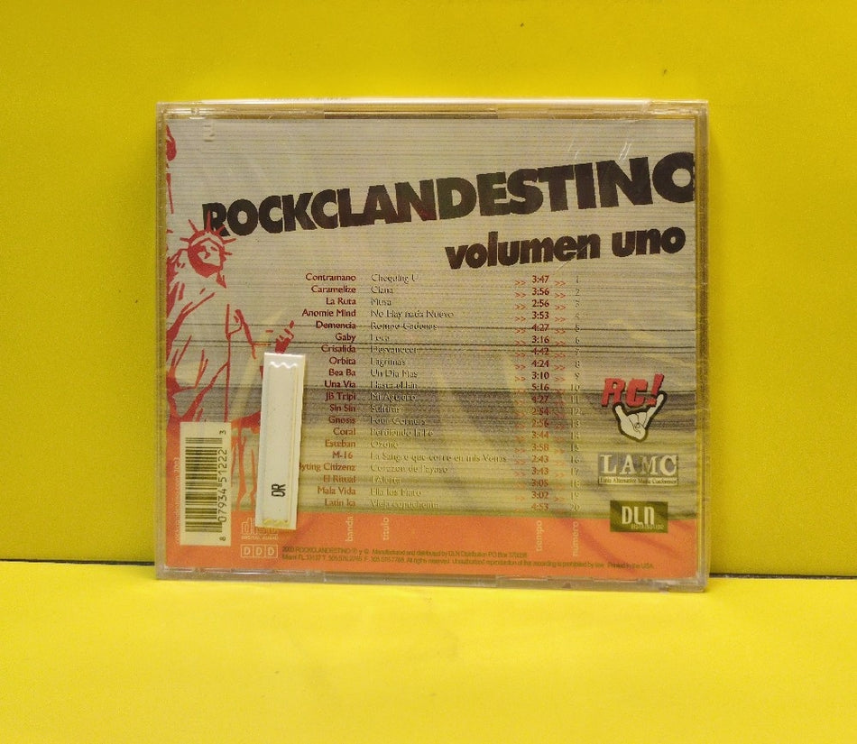 Various - Rock Clandestino Volumen Uno - 2003 - 45122-2 - New - Sealed - CDs