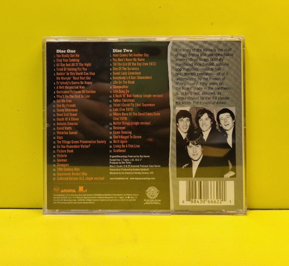 The Kinks - The Essential Kinks - 2014 - 88843066622 - Used - EX - CDs