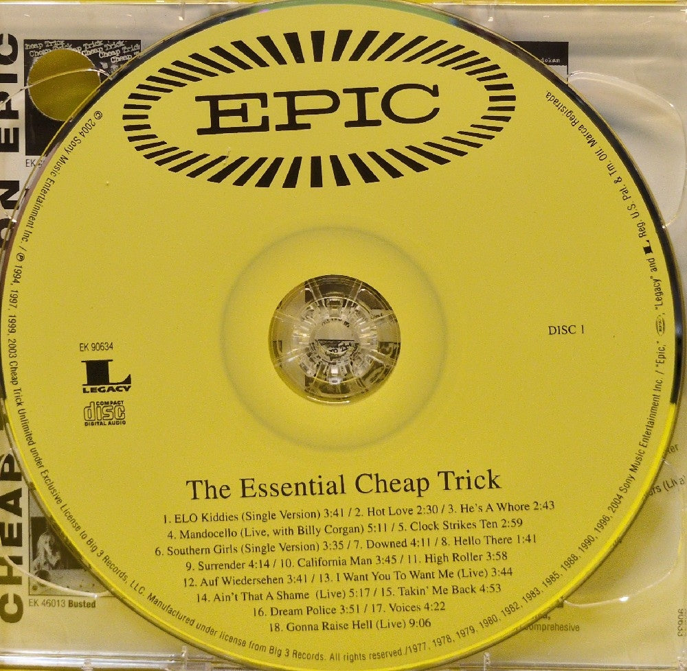 Cheap Trick - The Essential Cheap Trick - 2004 - E2K 90633 - Used - EX - CDs - 2xCD