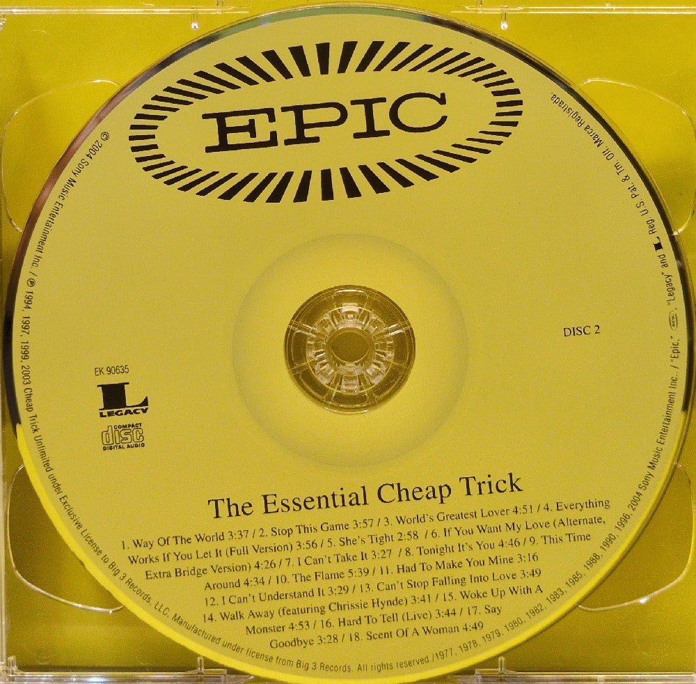 Cheap Trick - The Essential Cheap Trick - 2004 - E2K 90633 - Used - EX - CDs - 2xCD