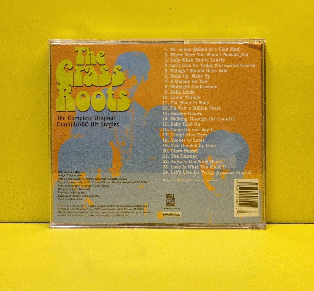 The Grass Roots - The Complete Original Dunhill/ABC Hit Singles - 2014 - RGM-0227 - Used - EX - CDs