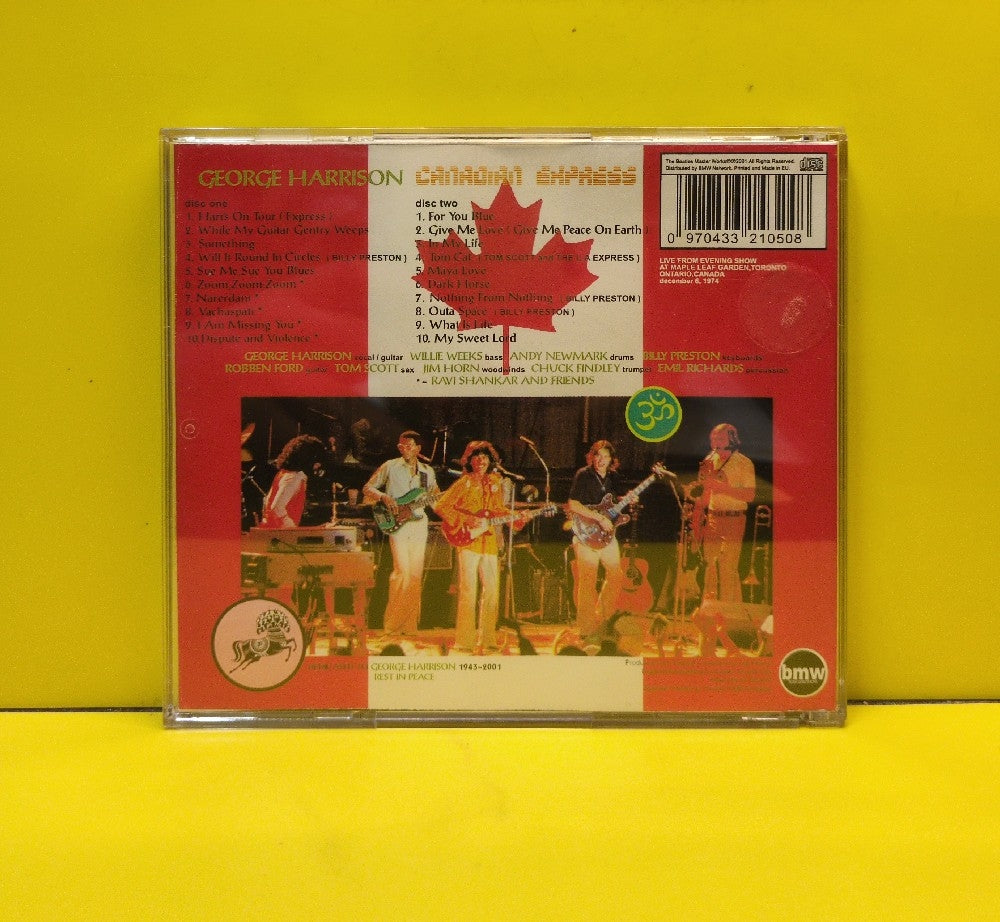 George Harrison - Canadian Express - 2002 - BMW008 A/B - Used - EX - CDs - 2xCD - Japan Import - Unofficial Release