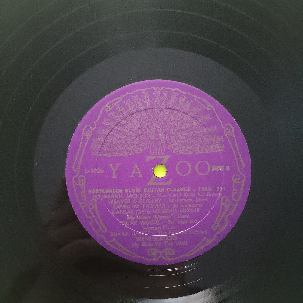 Various - Country Blues Bottleneck Guitar Classics 1926-1937 PURPLE - 1972 - L-1026 - Used - VG++ - Vinyl