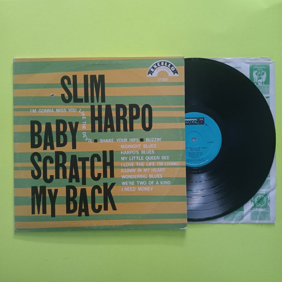 Slim Harpo - Baby Scratch My Back (Blue Label) - LP 8005 - Used - VG++ - Vinyl