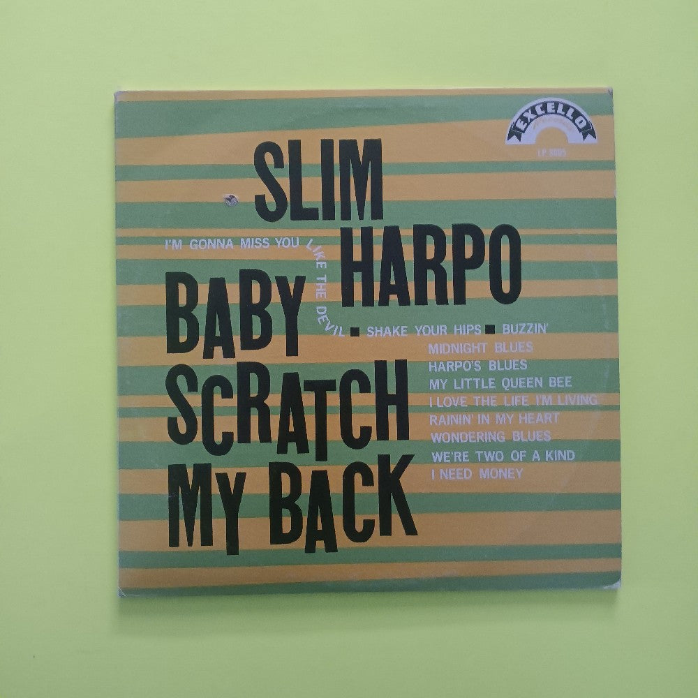 Slim Harpo - Baby Scratch My Back (Blue Label) - LP 8005 - Used - VG++ - Vinyl
