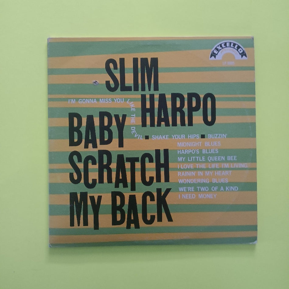 Slim Harpo - Baby Scratch My Back (Blue Label) - LP 8005 - Used - VG++ - Vinyl