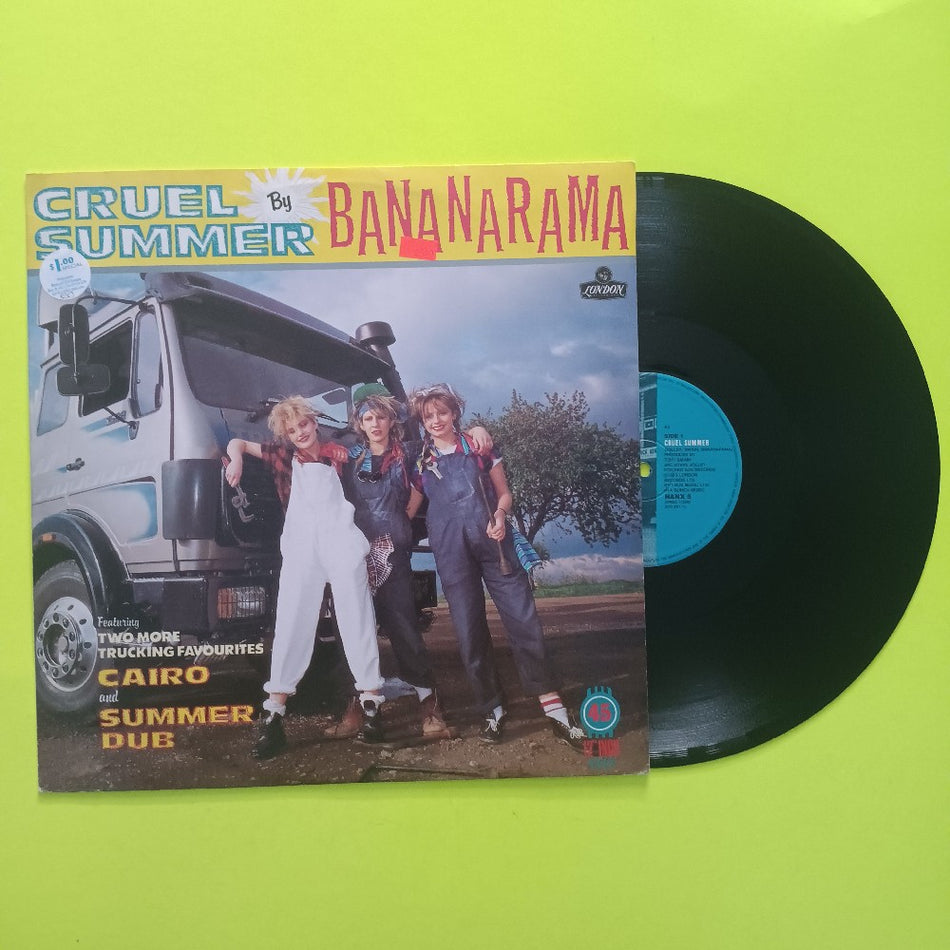 Bananarama - Cruel Summer UK 12" - 1986 - NANX 5 - Used - VG+ - Vinyl