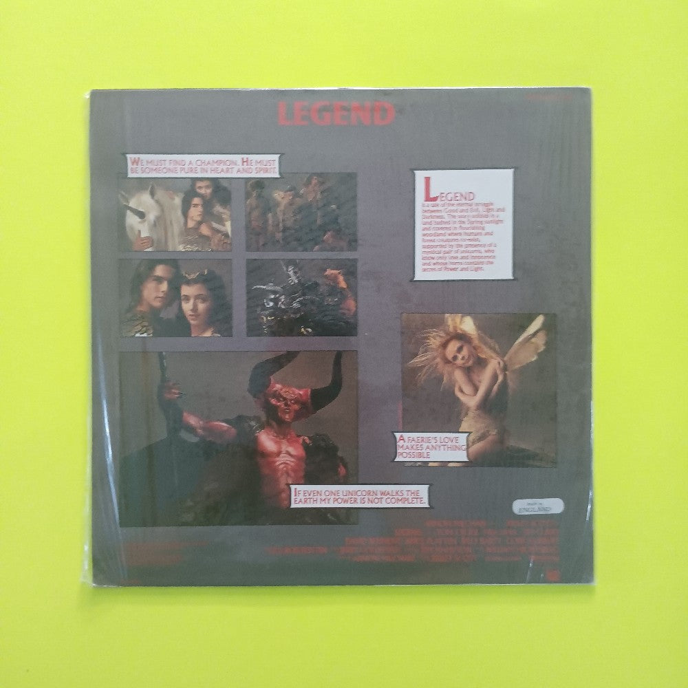 Jerry Goldsmith - Legend Soundtrack UK - 1985 - MOMENT100 - Used - VG+ - Vinyl