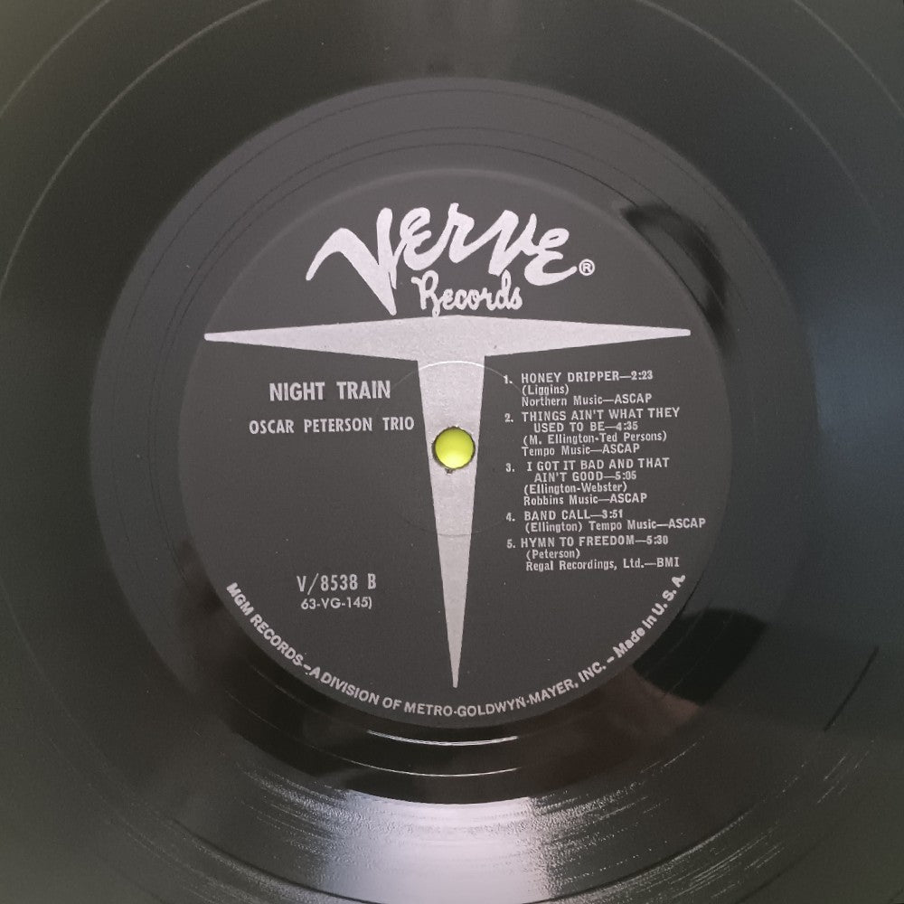 Oscar Peterson Trio - Night Train MONO - 1963 - V/8538 - Used - VG++ - Vinyl