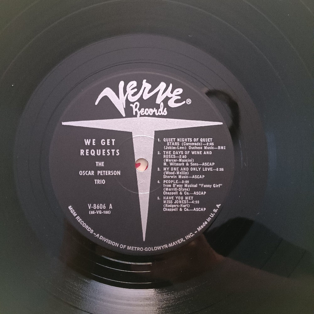 Oscar Peterson Trio - We Get Requests OG MONO - 1964 - V-8606 - Used - VG++ - Vinyl