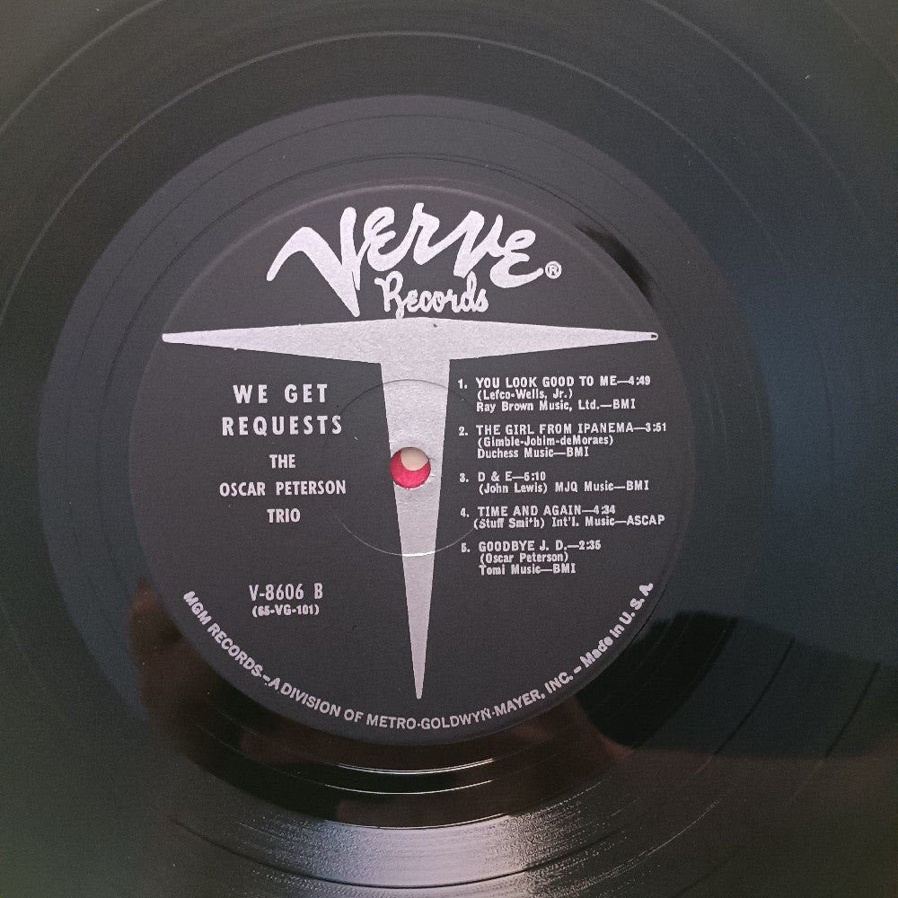 Oscar Peterson Trio - We Get Requests OG MONO - 1964 - V-8606 - Used - VG++ - Vinyl