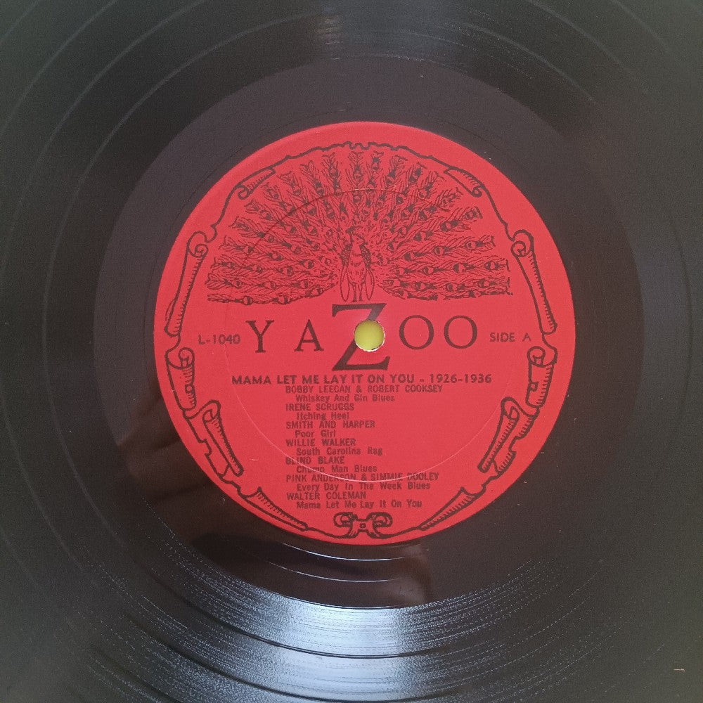 Various - Mama Let Me Lay It On You 1926-1936 - 1974 - L-1040 - Used - VG++ - Vinyl
