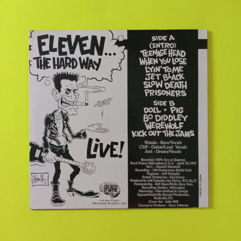 Wanda Chrome & The Leather Pharoahs - Eleven The Hard Way BLUE - 1995 - SPL012 - Used - VG++ - Vinyl