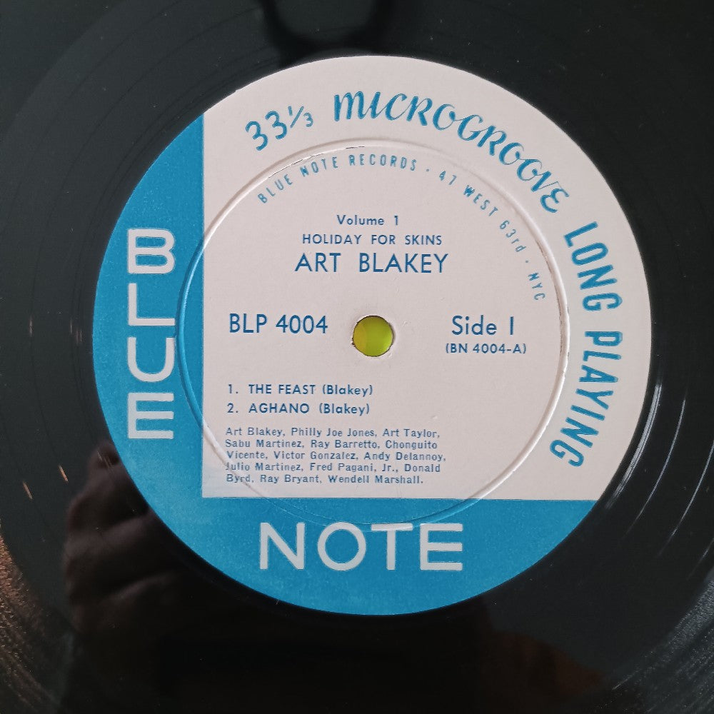 Art Blakey  - Holiday For Skins Vol 1 OG DG MONO P - 1958 - BLP 4004 - Used - VG+ - Vinyl
