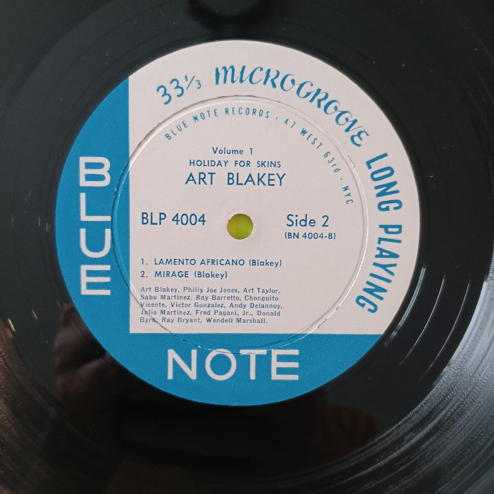 Art Blakey  - Holiday For Skins Vol 1 OG DG MONO P - 1958 - BLP 4004 - Used - VG+ - Vinyl