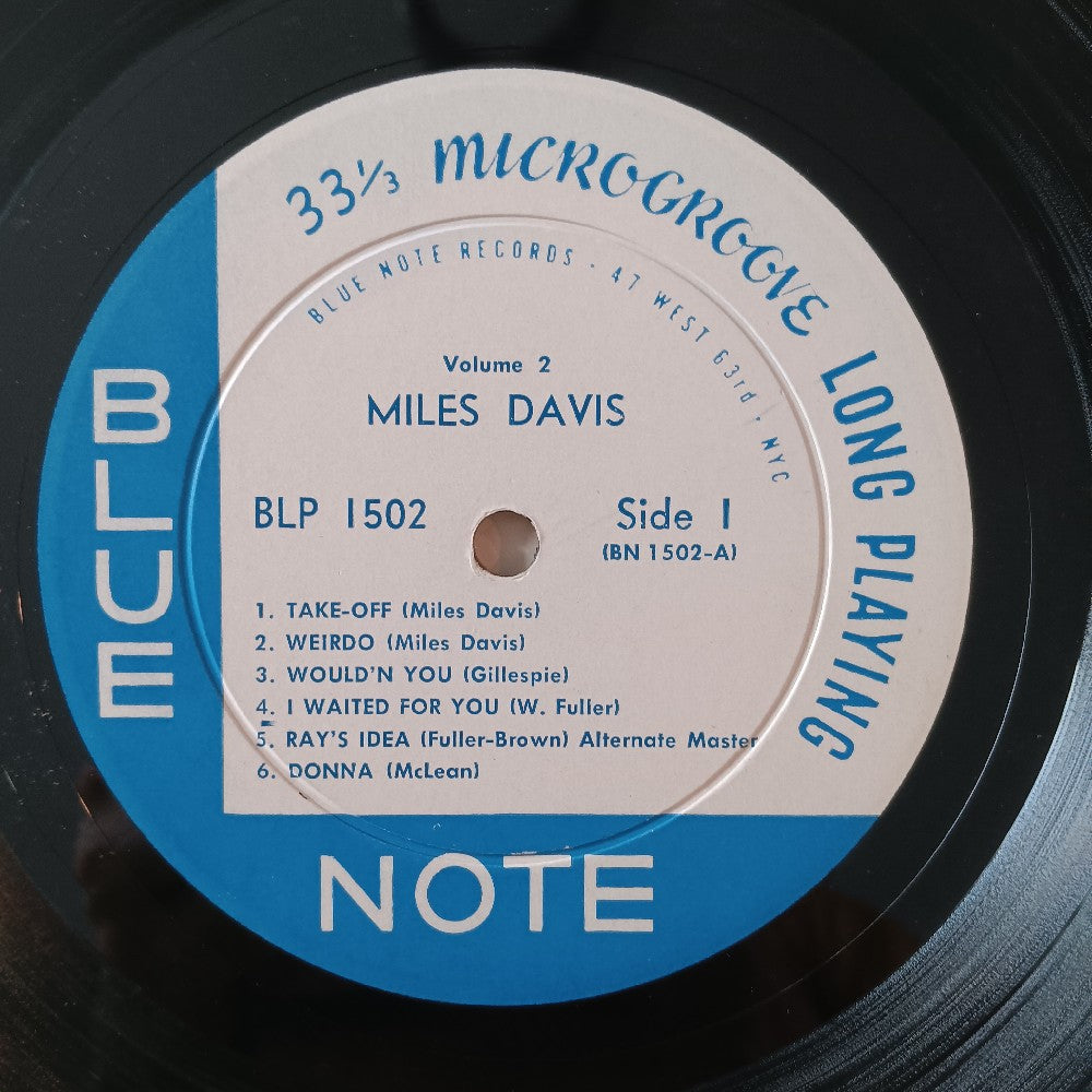 Miles Davis - Volume 2 RARE DG MONO LABELS - 1957 - BLP 1502 - Used - VG+ - Vinyl