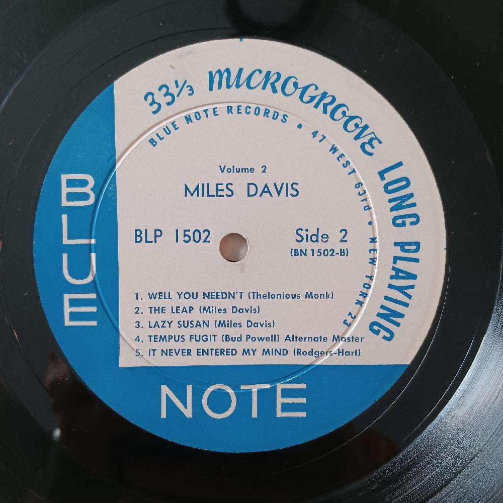 Miles Davis - Volume 2 RARE DG MONO LABELS - 1957 - BLP 1502 - Used - VG+ - Vinyl