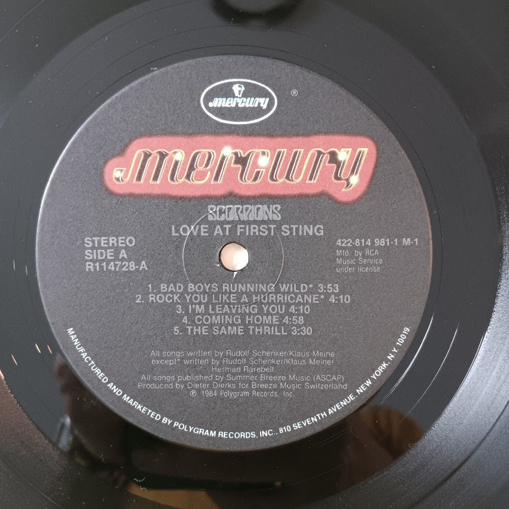 Scorpions - Love At First Sting CLUB - 1984 - 814 981-1 M-1 - Used - VG++ - Vinyl