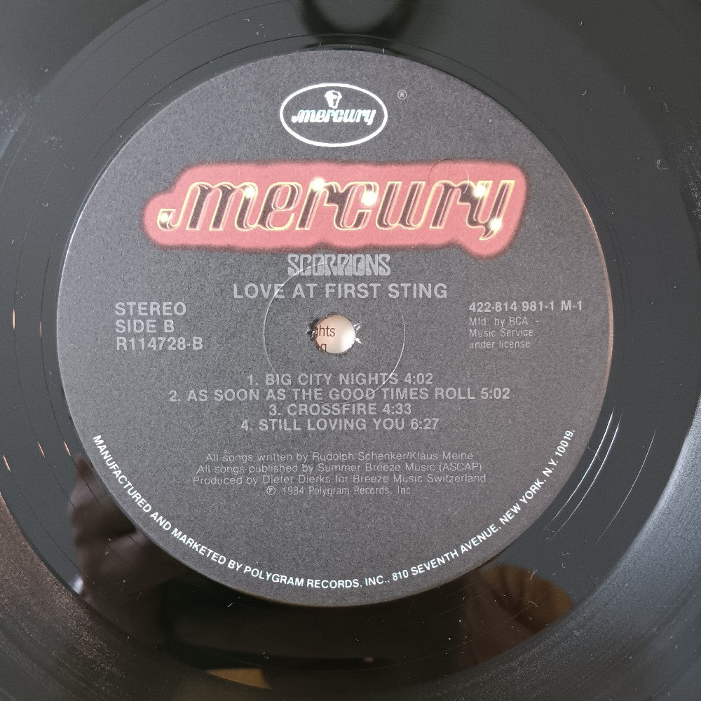 Scorpions - Love At First Sting CLUB - 1984 - 814 981-1 M-1 - Used - VG++ - Vinyl
