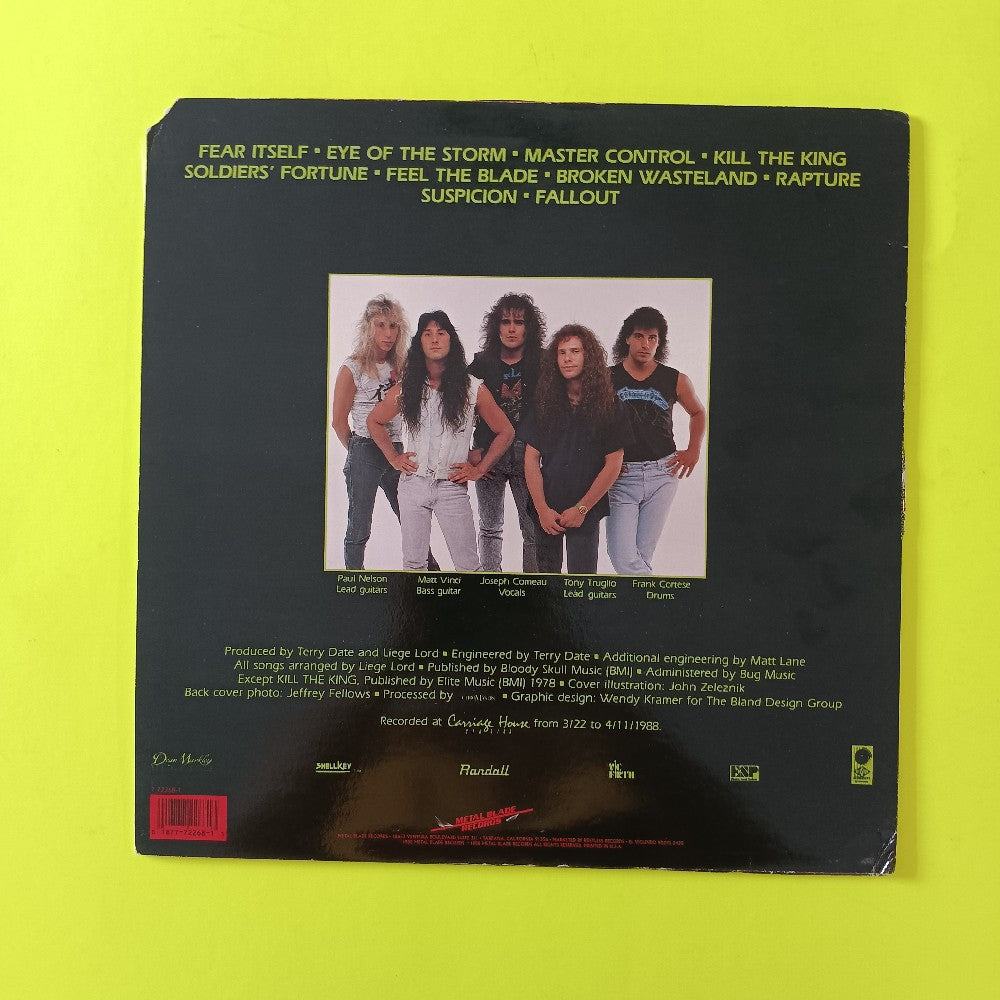 Liege Lord - Master Control - 1988 - 7 72268-1 - Used - VG++ - Vinyl