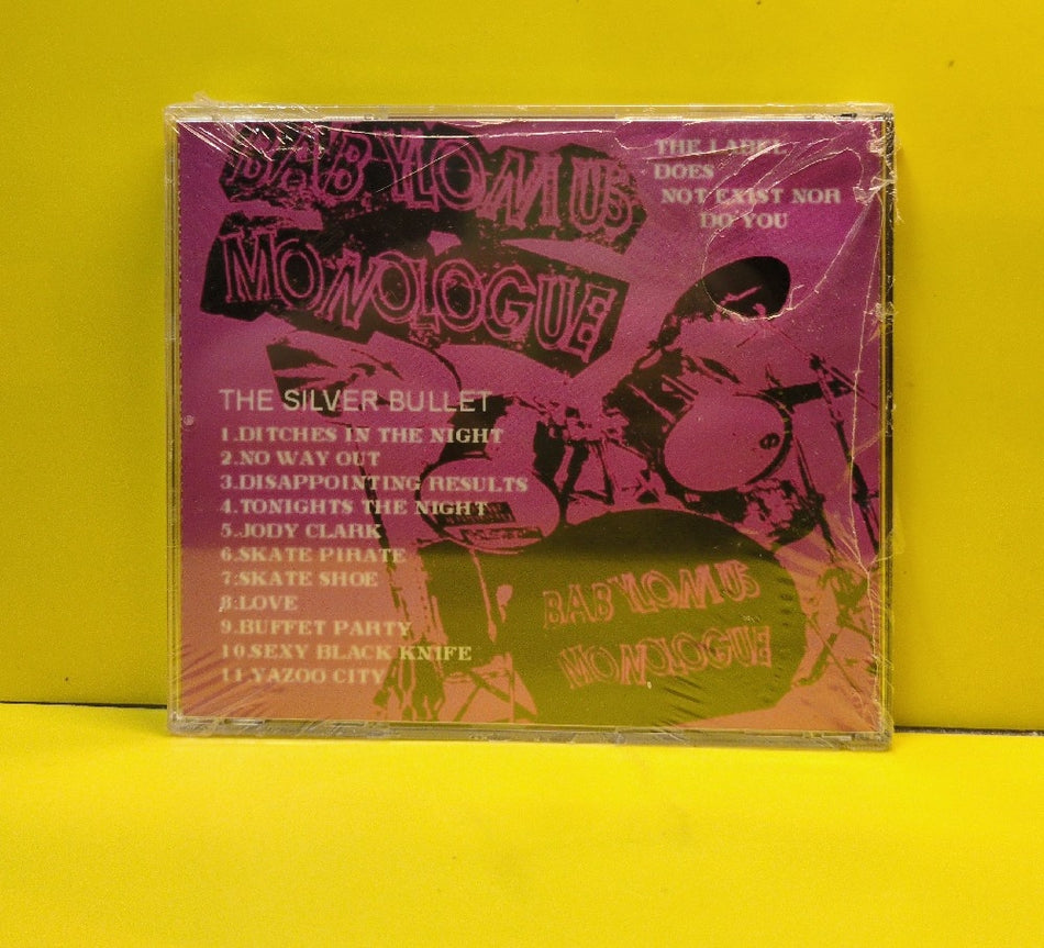 Babylonius Monologue - The Silver Bullet - New - Sealed - CDs