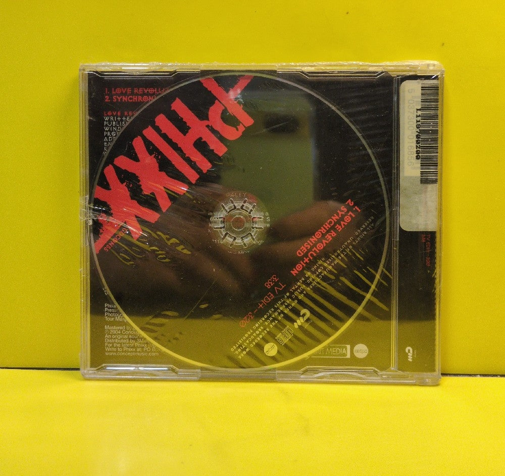 Phixx - Love Revolution - 2004 - CDCON55 - New - Sealed - CDs - CD Single - UK Import